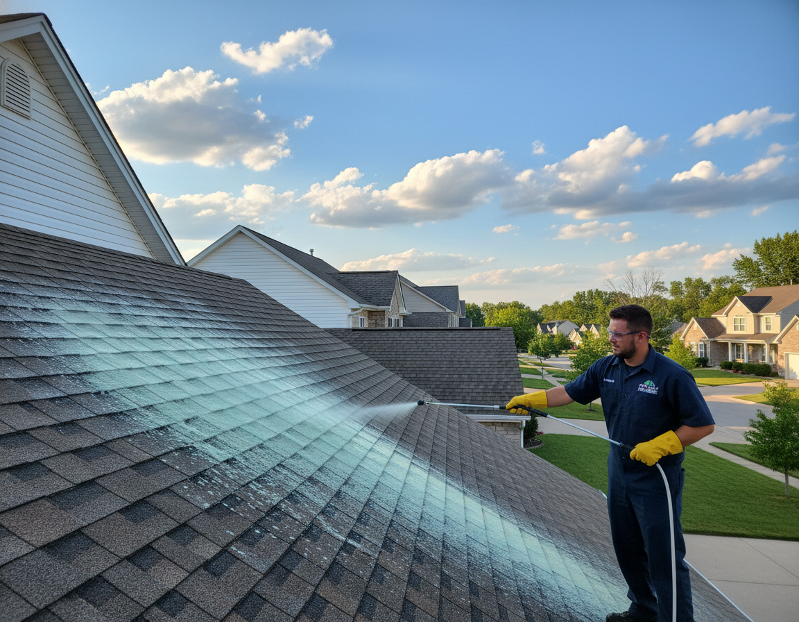 Westerville Roof Washing And Algae Removal